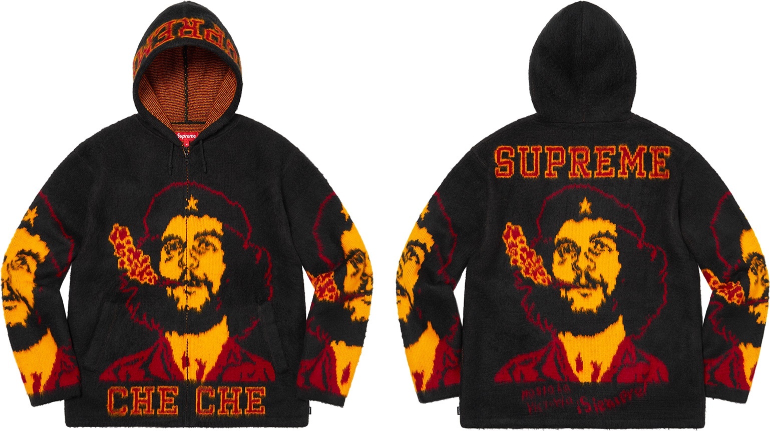 Che Hooded Zip Up Sweater view 6